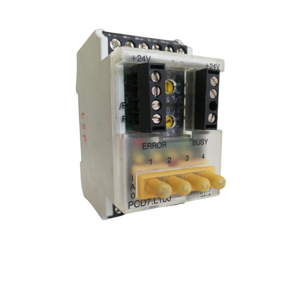 SAIA PCD7.L100 S-BUS RIO MODULE 4 DIGITAL INPUTS 24VAC/DC